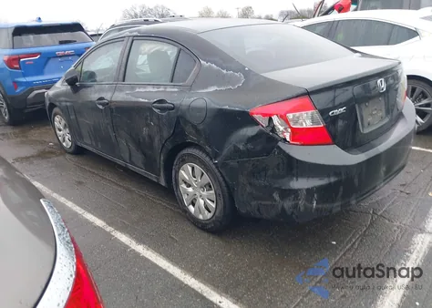 2012 Honda Civic Lx from USA, damaged, VIN 2HGFB2E55CH541390